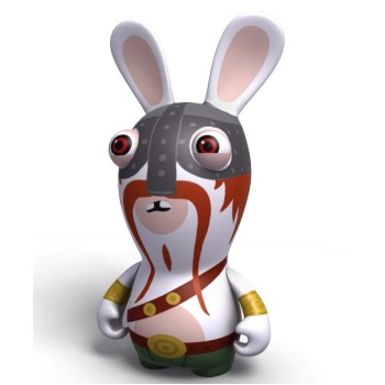 Raving Rabbids Travel in Time Viking Rabbid PVC figure